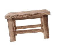 Zerodeko Vintage Wooden Shoe Changing Stool, Small Wooden Step Stool for Adults, Space Saving and Comfortable Sitting, for Entrance and Office Use