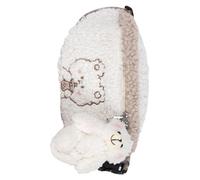 Zerodeko Waist Pouch and Metal Details with Plush Material Bear Pattern for Women Convenient to Carry, Exquisite Workmanship Fanny Bag with Cartoon for Shopping and Working, Stylish Girl