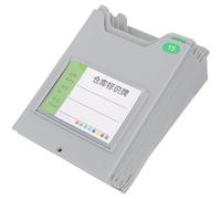 Zerodeko Wall Mounted Material Document Holder Plastic Time Card Rack with Reminder Function for Office and Warehouse Use, Efficient Storage Solution for Organizing Warehouse Supply Cards