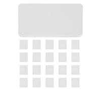 Zerodeko Watercolor Sub-packing Pans Set White Paint Case 21 2ML Compartments Iron Plastic 1 Set Easy to Carry for Travel and Art Painting