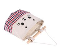 Zerodeko Waterproof Hanging Storage Bag Organizer over Doors and Closets, Cotton Linen Material with Space-saving Design and Magazine Storage Pocket for Wall Mount Use