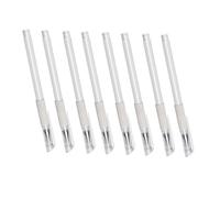 Zerodeko Waterproof Marking Pen Tattooing Tool 8pcs White Practical Point Marking Pens for Skin Cosmetic Use