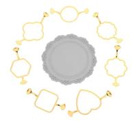 Zerodeko Wax Seal Kit for Professional-Looking Results 7pcs Golden Zinc Alloy with Silicone Craft Mat Efficient and Precise Design, for Crafts and Invitation Envelopes