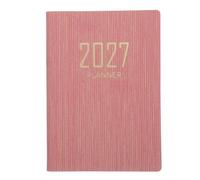 Zerodeko Weekly Planner Notebook A5, Thin PU Cover, 2027 Dated Layout | Portable Work Planning Notebook, Weekly and Monthly Overview, Agenda Planner for Business, Academic
