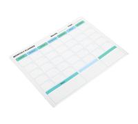 Zerodeko White Board Calendar with Dry Erase Monthly Planner for Wall Large PVC Whiteboard Calendar Sticker, Multipurpose Planning and Protects Walls, for Family Activities and Classroom