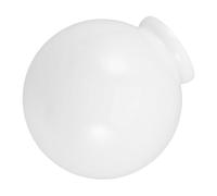 Zerodeko White Glass Lamp Shade 5.9 Inch Diameter Round Spherical Globe for Wall Sconces and Chandeliers, Modern Elegance Style with Sleek Surface, Easy to Clean and Protects Your Eyes,