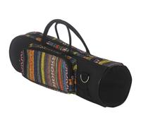Zerodeko Wind Instrument Pouch Portable Lightweight Oxford Cloth Trumpet Storage Bag with Shoulder Strap for Outdoor Use Random Color