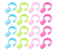 Zerodeko Windproof Clothes Hanger Hooks with Non- Design for Clothing Hanger 80pcs Round Pp Material Prevent Clothes from Being Blown by Wind, for Balcony and Travel Laundry