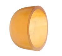 Zerodeko Wine Glasses Small Tea Cup Desktop Goat Horn Cup Small Sauce Container Croissant Light Brown