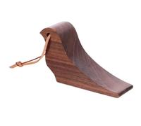 Zerodeko Wooden Bird Shaped Door Stopper Wedge Lightweight and Easy to Use Rustic Decorative Door Stop for Home and Office Wall Protection