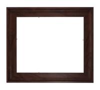 Zerodeko Wooden Canvas Painting Frame in Coffee Colour, 20x30cm Inner Size, Wear and Break Resistant with Chic Vintage Style, Easy to Place Floating Frame for Canvas Wall Art in Living