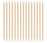Zerodeko Wooden Cuticle Pusher Sticks Sturdy Wood Material 200pcs Lightweight Nail Tools with Clean under Nails Function for Manicure and Pedicure for Trip and Beauty Shop Use
