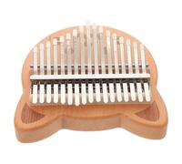Zerodeko Wooden Kalimba Thumb Piano Easy to Play 17-key for Beginners Handheld Finger Piano with Steel Keys and Highly Portable Musical Instrument for Boys and Girls and Home Use