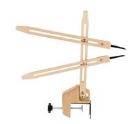 Zerodeko Wooden Pottery Throwing Gauge for Clay Wheel with Adjustable Clamp, Lightweight and Smooth Mud Handling Pottery Height Measuring Tool for Rapid Production of Repeat Forms
