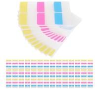 Zerodeko Writable Adhesive Index Tabs Page Markers for Classification, Medium Size 60Pcs Per Pack, 20 Packs for Notebook Filing and Document Organization