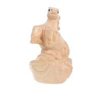 Zerodeko Year Horse Figurine Wood Chinese Zodiac Statue for Feng Shui Wealth Ornament Success Symbol Home Office Decor