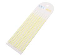Zerodeko Yellow Highlighter Tape Reading Strips Made of Sturdy Pet with Multiple Uses, Sticky Page Markers for Students and Teachers During Reading Sessions