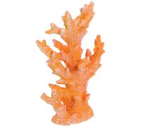 Zerodeko Yellow Resin Coral Fish Tank Decor with Lifelike Design and Realistic Details, Versatile Table Centerpiece Suitable for Reef Tank Ornaments and Housewarmings