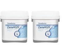 Zeroderma ZeroAQS Emollient Cream, 2-in-1 Emollient & Soap Substitute, adds moisture for the relief of flaking dry skin conditions. 500g (Pack of 2)