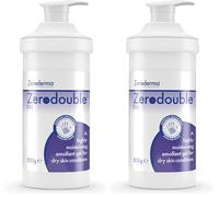 Zeroderma Zerodouble Gel, 2-in-1 Moisturiser & Soap Substitute, Highly Moisturising Gel for Dry Skin Conditions such as Eczema, Psoriasis & other Dry Skin Conditions. 500g (Pack of 2)