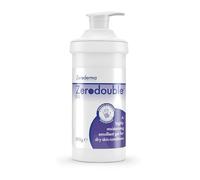 Zeroderma Zerodouble Gel, 2-in-1 Moisturiser & Soap Substitute, Highly Moisturising Gel for Dry Skin Conditions such as Eczema, Psoriasis & other Dry Skin Conditions. 500g
