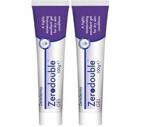 Zeroderma Zerodouble Gel, 2-in-1 Moisturiser & Soap Substitute, Highly Moisturising Gel for Dry Skin Conditions such as Eczema, Psoriasis & other Dry Skin Conditions. 100g (Pack of 2)