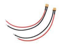 Zerodis 1 Pair XT60 Connector Cables, 25cm Silicone Insulated Cable Extension Y Splitter Female and Male Connectors Adapter for Tractors