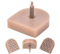 Zerodis 10 Pairs High Heel Tips Replacement Durable TPU Heel Dowel for Women Shoes Repair Accessories (614 beige 21.5 * 23)