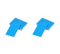 Zerodis 100Pcs Impressive Blanks Mark Engraved Metal Smooth Business Visiting Name Cards, for Various Demand, with Business Cards, with Lightweight Business Cards