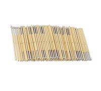 Zerodis 100Pcs PCB Probe Set, Spring Probe Tools with Cone Head Design, 3A Current Rating for Electronic Circuit Testing