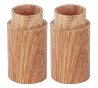 Zerodis 10Pcs Wooden Essential Oil Cylinder Box Storage Bottle Container Proof Travel Carrier Case with Safe Independent Packaging for Aromatherapy DIY and Portable Use (2.9 Outer Diameter)
