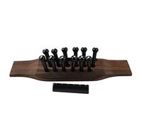 Zerodis 12 String Guitar Bridge Replacement Kit, Precision-Crafted Rosewood & Plastic, Includes 12 Pins, Bridge, Nut, Saddle, suitable for Acoustic Guitar Maintenance & Upgrades