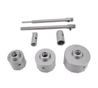 Zerodis 135 Degrees Tightening of Fin of Fin Seda Holes for Cement Holes, Sierra and Drill with Chips Extraction Design, 5 Pc Wall Cutters for the Renewal the Homeland