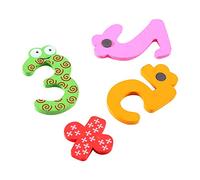 Zerodis 15 Pieces/Magnet Set in The Refrigerator for Colored Wood Mathematics, Educational Toys for Children Who Learn The Numbers, Made of Wood, Home Decoration