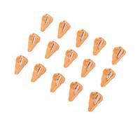 Zerodis 15pcs Nose Shape Pencil Sharpeners, Cartoon Plastic Pencil Sharpener with Exquisite Workmanship, for School Home Office Studio