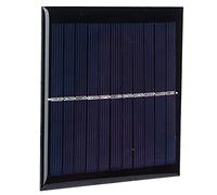 Zerodis 1WSolarPanel, HighEfficiencyPolysiliconSolarChargingModuleforSmallBatteries, withNoPowerStorageFunction, forSolarToysLightsDisplaysPumpsScientificProjects
