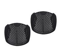 Zerodis 2 Pcs Hijab Crown Headband, Lightweight, Stretchy, Skin Friendly PP, Lightweight, Low Profile Design, Hand Washable, For Workouts Work School or Casual Outings (Black)