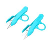 Zerodis 2 Pcs Thread Nipper Yarn Snips Sewing Scissors Embroidery Clipper Stainless Steel Sharply for Sewing Crafting with Rust Proof Durable Material