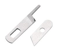 Zerodis 2 Pcs Upper and Lower Blades for SINGER 14U LOWER KNIFE Singer 14U12A 14U13 14U32 14U34 Sewing Machine Accessories