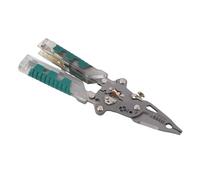 Zerodis 20 in 1 Folding Wire Stripper, 8.8 Inch Multifunctional Electrician Tool with Voltage Detector, for 0.8mm to 2.6mm Wires, Crimping, Cutting, Stripping, Trimming, Non Slip Grip