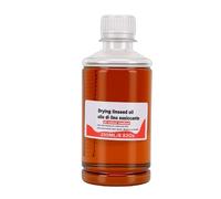 Zerodis 250ML Fast Drying Linseed Oil Pigment Diluent for Oil Painting Medium Improves Transparency Gloss for Artists Studio Plein Air