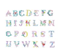 Zerodis 26 Pcs Alphabet Embroidered Patch, Cotton Sewing Badges Patch with Back Adhesive Soft A to Z Letter Decorative Embroidery Badges Sticker for Clothing Jackets Hats Repair