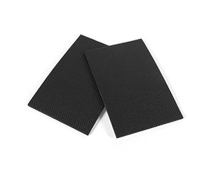 Zerodis 2Pcs Black Rectangle Non-Slip Self Adhesive Rubber Feet Pads Protectors Furniture for Cabinets Small Appliances Electronics Picture Frames Furniture Drawers Cupboards