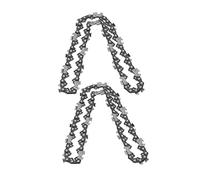 Zerodis 2Pcs Chainsaw Chain Alloy Steel 3/8in Pitch 0.050in Saw Chain for Wood Cutting Tree Branch Logging Trimming with Incisive Sawtooth Large Chip Volume (10" 40)