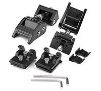 Zerodis 2PCS Hood Lock Latch Kit, Heavy Duty Metal Plastic Hood Hold Down Buckle Bracket with Tool Compatible with JK Unlimited 2007-2017