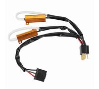 Zerodis 2pcs LED Load Resistor Decoder Error Free for H4 | Anti-Flicker Canbus Warning Canceller, 50W 6RJ Resistor Eliminates OBC Error, Plug and Play Harness for Headlight Fog Lamp