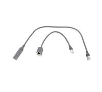Zerodis 2pcs Satellite RJ45 Adapter for Gen3 Rectangular Satellite IP68 1200Mbps Ethernet Cable with Grounding Line Plug and Play for Stable Internet Connection