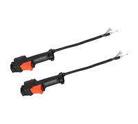 Zerodis 2Pcs Strimmer Handle Switch with Throttle Trigger Cable Assembly, compatible with STIHL FS75 FS80 FS85 Trimmer Machine, Replacement Throttle Trigger & Cable Kit