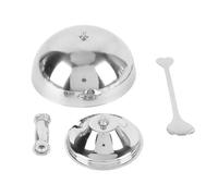 Zerodis 304 Stainless Steel Ice Cream Cup, Retro Footed Serving Dessert Bowl with Slick Metal Appearance for Salad Pudding and Various Foods (Medium Size 10CM)