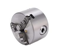 Zerodis 3Inch Self Centering Lathe Chuck 80mm K11-80 3-Jaw Manual Chuck Precision Woodworking Lathe Parts with High Centering Accuracy for Wood Tools